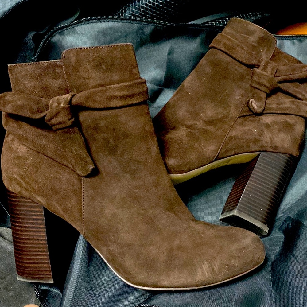 Brown booties